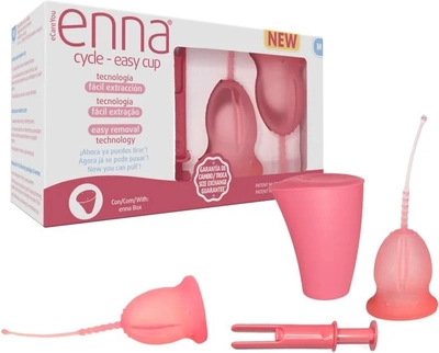 Kubeczek menstruacyjny Enna Cycle Size M + Applicator 2 szt (8436598240368)