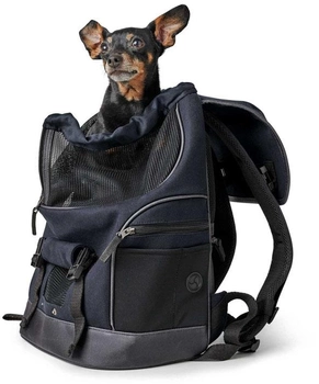 Plecak do noszenia zwierząt Hunter Backpack Madison 5 kg Black (4016739676818)