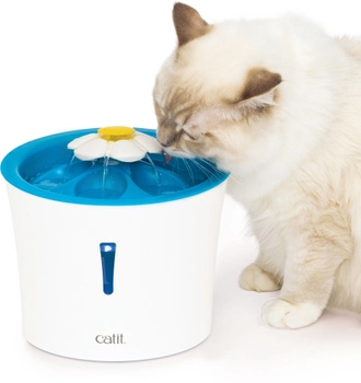 Фонтанчик для котів Catit Cat Fountain Flower Led 3 л White (0022517437476)