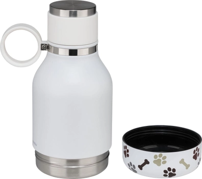 Butelka na wodę dla psów Asobu Dog Bowl Bottle 500 ml White (0842591039744)