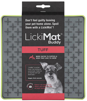 Mata na smakołyki dla psów LickiMat Dog lick mat Buddy Tuff 20 cm Green (9349785000623)