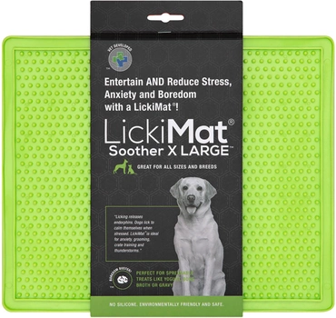 Килимок для ласощів для собак LickiMat Dog Bowl Soother Xl 30.5 x 25.5 см Orange (9349785005277)