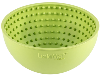 Miska dla psów LickiMat Dog Bowl Wobble 17 x 17 x 8 cm Green (9349785000364)