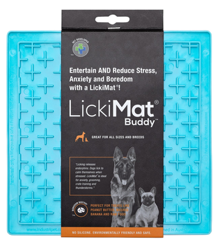 Mata na smakołyki dla psów LickiMat Dog lick mat Buddy 20 x 20 cm Light Blue (9349785000630)
