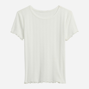 Koszulka młodzieżowa dziewczęca GAP 870417-05 159-165 cm Biała (1200133140171)