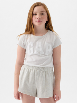Koszulka dziecięca dziewczęca GAP 885666-01 101-113 cm Beżowa (1200132977105)