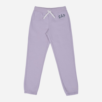 Spodnie dresowe młodzieżowe dziewczęce joggery GAP 845041-01 152-161 cm Fioletowe (1200131788665)