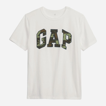 Koszulka chłopięca GAP 424016-04 130-137 cm Biała (1200112171677)