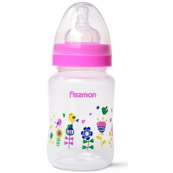 Пляшка дитяча для годування Fissman Babies "Квіткова галявина" 240мл з широким горлом (187460)