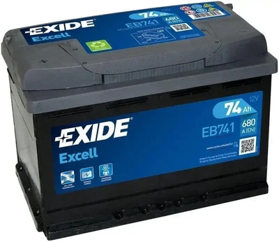 Акумулятор 74Ah-12v Exide EXCELL (278х175х190) L EN680