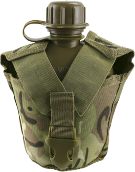 Фляга тактическая Kombat UK Tactical Water Bottle 950 мл Мультикам (kb-twbt-btp)