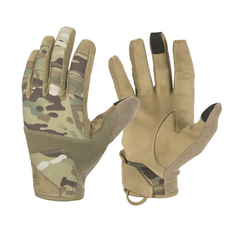 Рукавиці тактичні Helikon-Tex S Койот, Мультікам Tactical Gloves Hard MultiCam/Coyote (RK-RNG-PO-3411A-B03-S)