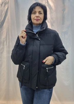 Женская демисезонная куртка Max Mara (Vivilona) 2579 Черный, L