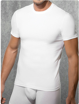 Мужская белая футболка Doreanse 2550 white размер 2XL