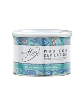 Теплый воск в банке Ital Wax FLEX Аквамарин 400г