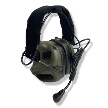 Активні захисні навушники M32 MOD3 з гарнітурою (olive) Earmor