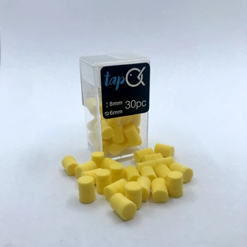Штучна насадка Ok-Tackle TapOk EVA 6х8 мм Жовтий 30 шт (tap6х8yellow1)