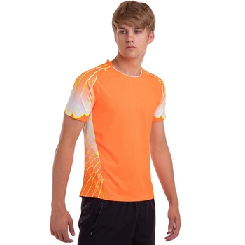 Футболка спортивная мужская Zelart 7319 размер 2XL (50-52) Orange-White