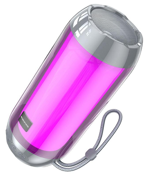 Портативная Bluetooth колонка с подсветкой Borofone BR25 (grey)