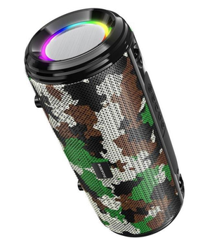 Портативная Bluetooth колонка с подсветкой Borofone BR13 (camouflage)