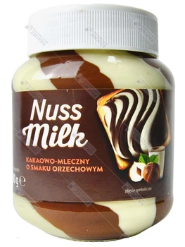Шоколадно-ореховая паста Wilhelm Reuss DUO Choco Nuss Milk какао крем c молочным кремом 400 г