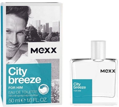 Туалетна вода для чоловіків Mexx City Breeze For Him 50 мл (8005610291420)