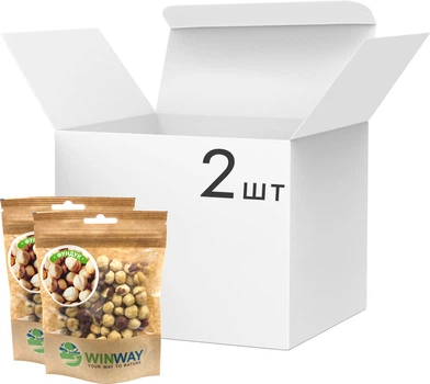 Упаковка фундука жареного Winway 100 г х 2 шт (0.2 кг) (4821912900112)