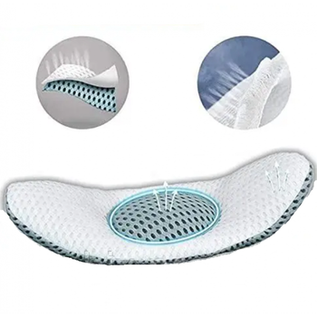 Ортопедическая подушка для сна под поясницу Relaxa Support Pillow 3D-сетка 44*21 см Овальная