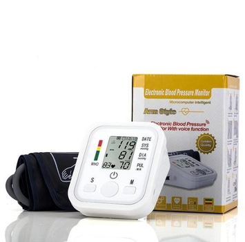 Автоматичний тонометр на руку Electronic Blood Pressure Monitor,Апарат вимірювання артеріального тиску Arm style