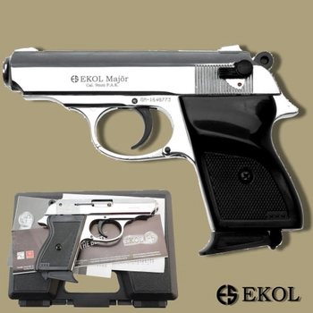 Стартовий пістолет Walther ppk, Ekol Lady, Сигнальний пістолет під холостий патрон 9мм, Шумовий