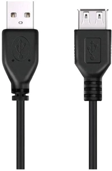 Кабель Aeroz USB Type-A - USB Type-A 1.5 м Black (5711336030177)