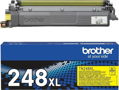 Тонер Brother TN-248XLY - XL лазерний Yellow 2300 сторінок (TN248XLY)