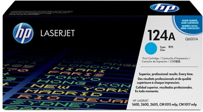 Toner HP 124A Q6001A laserowy Cyan 2 000 stron (Q6001A)