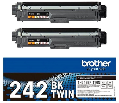Zestaw tonerow Brother TN-242BKTWIN Black 2 x 2 500 stron (TN242BKTWIN)