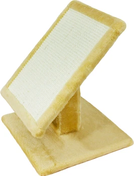 Дряпалка Lucky Pet Панелька хутро 33x33x41 см Бежева (4820276193789)
