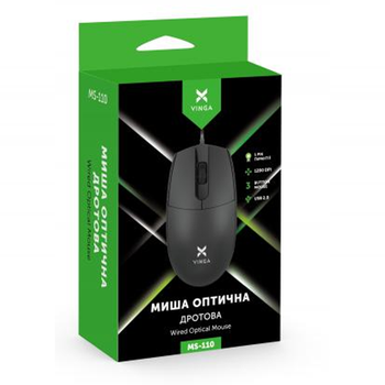Мышка Vinga MS-110 Black
