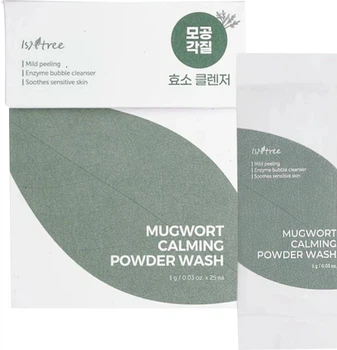 Энзимная пудра Isntree Mugwort Calming Powder Wash с полынью 1 г х 25 шт (8809800940163)