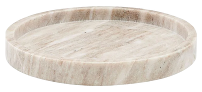 Піднос мармуровий Meraki Marble Tray бежевий 25 см (Mkma012/312530012)