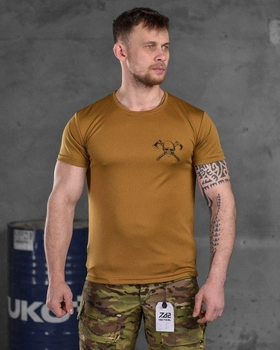Тактическая потоотводящая футболка odin viking кайот XXL