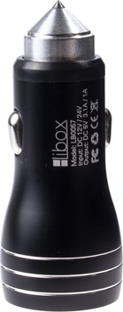 Автомобільний зарядний пристрій Libox LB0057 2xUSB 2.4A /1A Чорний (SAM-LAD-00004)