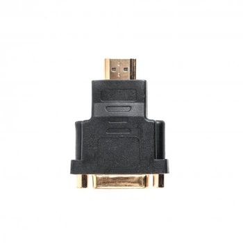 Адаптер Cablexpert A-HDMI-DVI-3, HDMI тато /DVI мама, позолочені контакти