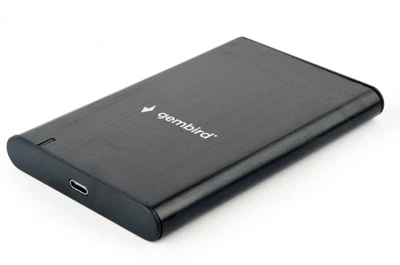 Внешний карман Gembird EE2-U3S-6 2.5", USB3.1, черный цвет, алюминий