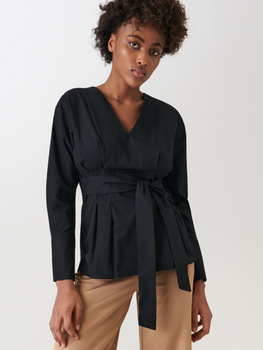 Блузка жіноча Sinsay 6687J-99X XS Чорна (5904426005036)