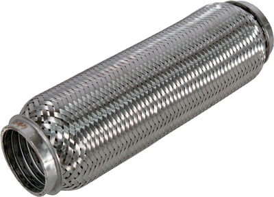 Гофра глушителя 50х250мм. 3-х слойная Interlock (CarLine) (короткий фланец) CL 50x250 VW