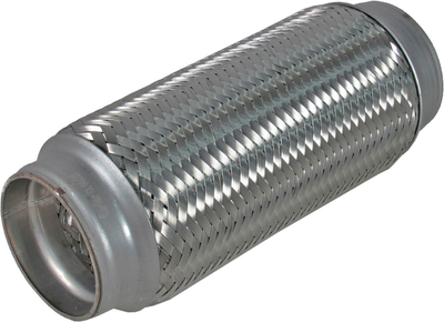 Гофра глушителя 64х220мм. 3-х слойная (CarLine) (длинный фланец) CL 64x220
