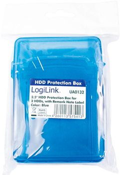 Pudełko ochronne Logilink na 2 x HDD 2.5"