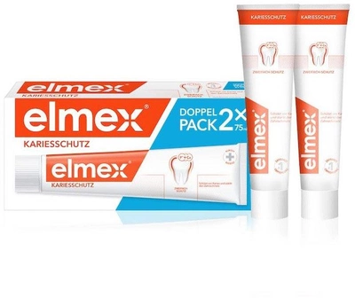 Зубна паста Elmex Caries Toothpaste 2 x 75 мл (8430442010152)