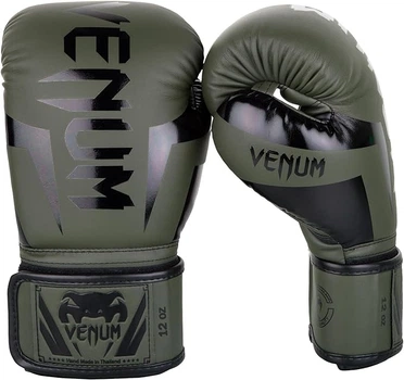 Боксерські Рукавиці Venum Elite Khaki | для бокса 12 унций