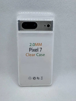 Чехол Clear Case 2мм для Google Pixel 7 Прозрачный
