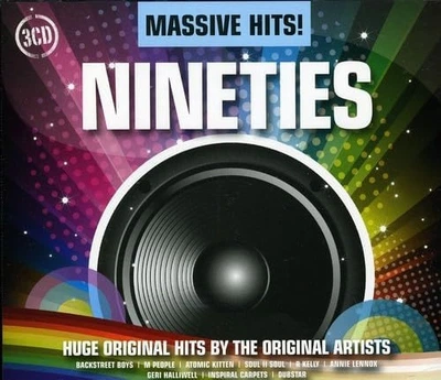 Музичний CD диск Various – Massive Hits! Nineties 3CD (Фірмовий)